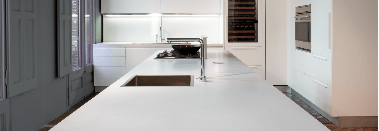 Witte silestone keukens